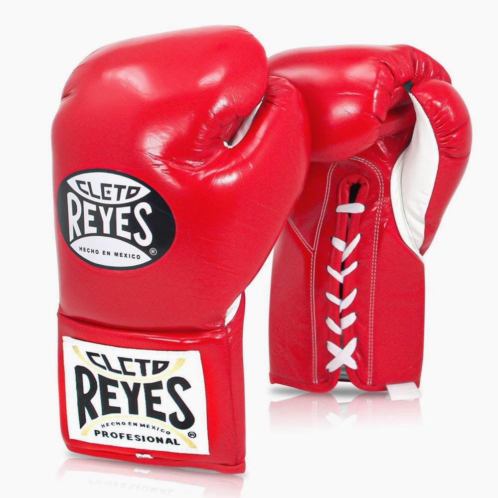 Boxing gloves Cleto Reyes Professional CB2 Red with Laces