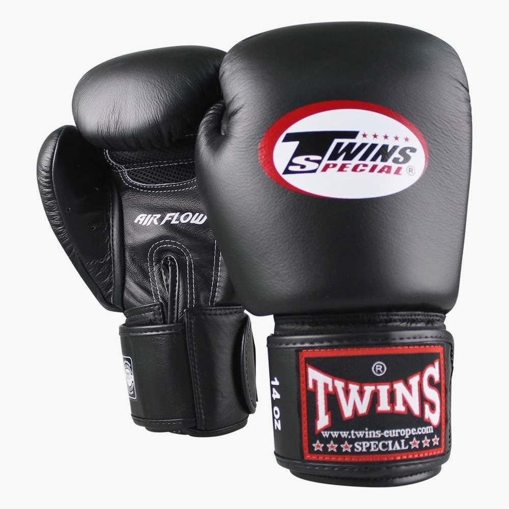 Thai boxing gloves Twins Special BGVL3 Air Black CombatArena Combat Arena