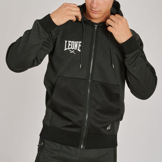 Sweatshirt Leone Melange ABX611 with hood