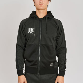 Sweatshirt Leone Melange ABX611 with hood