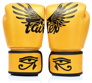 Thai boxing gloves Fairtex BGV1 Falcon Golden