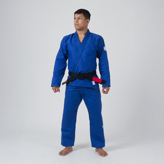 BJJ Gi Kingz The One V2 IBJJF Blu-Combat Arena