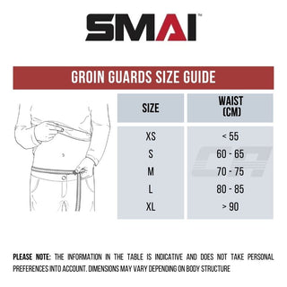 Groin guard with SMAI WKF jockstrap