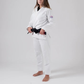 BJJ Gi donna Kingz Empowered Bianco-Combat Arena