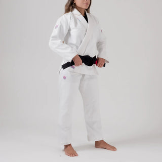 BJJ Gi donna Kingz Empowered Bianco-Combat Arena