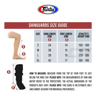 Shinguards Fairtex Competition SP5 with foot guards White