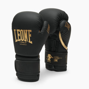 Leone 1947 Unisex's Boxing Shock Gloves, Black, 14 oz, Fight