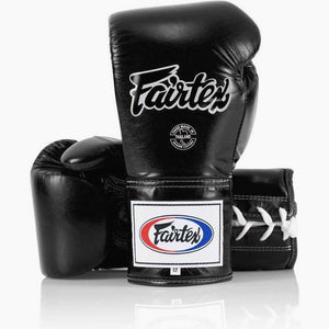 Guantoni Fairtex Pro Competition BGL6 Nero con lacci