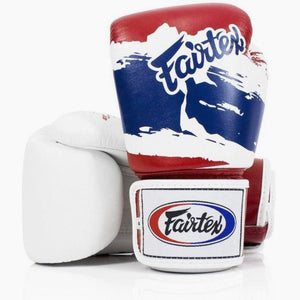 Fairtex BGV5 Muay Thai Super Sparring Glove, 16 oz / Red
