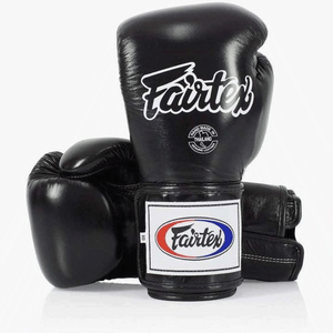 Thai boxing gloves Fairtex BGV5 Super Sparring Black