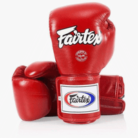 Thai boxing gloves Fairtex BGV5 Super Sparring Red