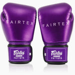 Guantoni Muay Thai Fairtex Metallic BGV22 Viola