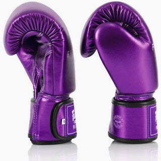 Guantoni Muay Thai Fairtex Metallic BGV22 Viola