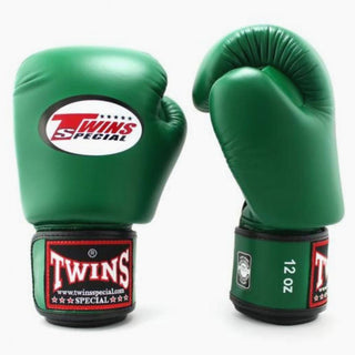 Thai boxing gloves Twins Special BGVL3 Green