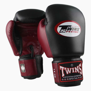 Guantoni Muay Thai Twins Special BGVL3 Nero-vinaccia