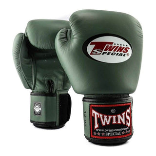 Thai boxing gloves Twins Special BGVL3 Military green