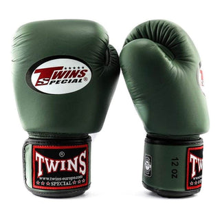 Thai boxing gloves Twins Special BGVL3 Military green