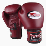 Thai boxing gloves Twins Special BGVL3 Wine Red