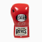 Boxing gloves Cleto Reyes Professional CB2 Red-Black with laces 