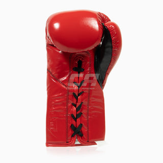 Boxing gloves Cleto Reyes Professional CB2 Red-Black with laces 