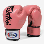 Thai boxing gloves Fairtex BGV19 Deluxe Pink