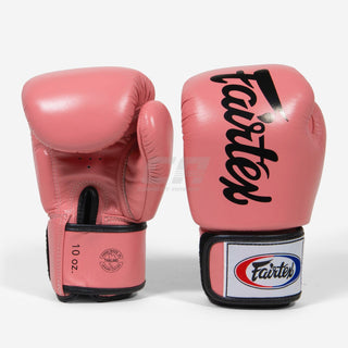 Thai boxing gloves Fairtex BGV19 Deluxe Pink