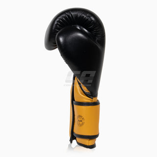 Thai boxing gloves Fairtex Super Sparring BGV18 Black-Gold