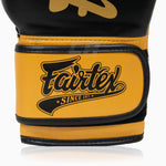 Thai boxing gloves Fairtex Super Sparring BGV18 Black-Gold