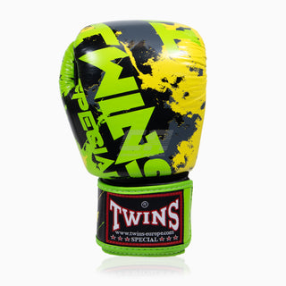 Thai boxing gloves Twins Special FBGVL3 Candy Green