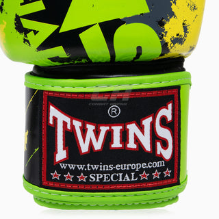 Thai boxing gloves Twins Special FBGVL3 Candy Green