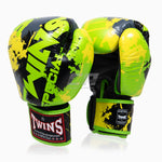 Thai boxing gloves Twins Special FBGVL3 Candy Green