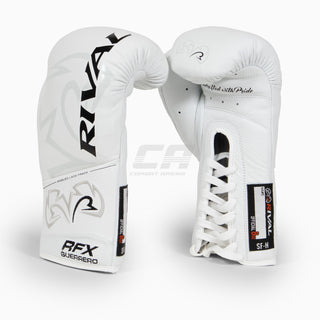 Boxing gloves Rival RFX Guerrero Pro Fight SF-H white