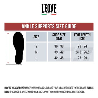 Ankle supports Padded Leone AB720