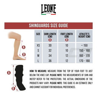 shinguards Leone Shock PT111