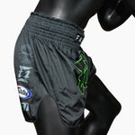 Pantaloncini Kick-Thai Fairtex BS1924 Racer Nero-Combat Arena