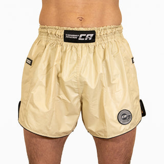 Pantaloncini kick-thai Combat Arena Light Tech Bianco crema-Combat Arena