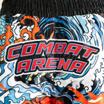 Pantaloncini kick-thai Combat Arena Yin Yang Battle Rosso-Combat Arena