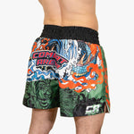 Pantaloncini kick-thai Combat Arena Yin Yang Battle Verde-Combat Arena