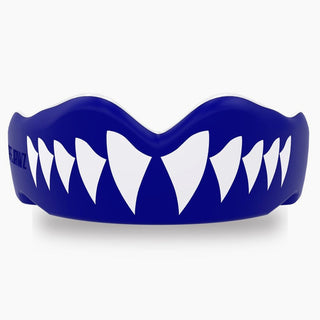 Paradenti SafeJawz Extro Shark blu-bianco