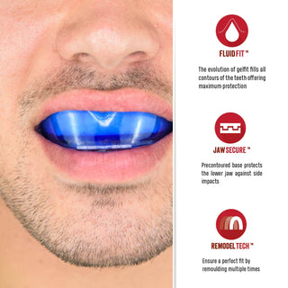 Mouthguard SafeJawz Extro Blue Ice