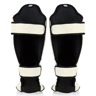 Shinguards Fairtex Competition SP5 with foot guards White