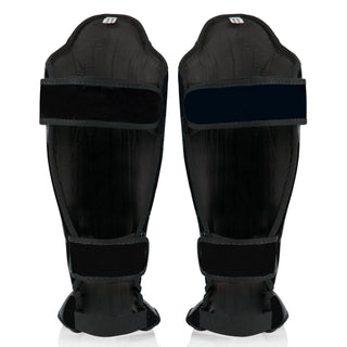 Shinguards Fairtex Competition SP5 with foot guards Black