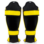 Shinguards Fairtex Competition SP5 with foot guards Yellow