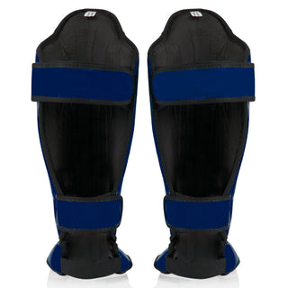 Shinguards Fairtex Competition SP5 with foot guards Blue