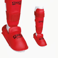 shinguards Karate Itaki with foot guards Art.413A