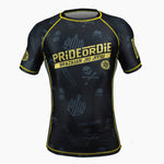 Rashguard Pride or Die Hang Loose maniche corte-Combat Arena