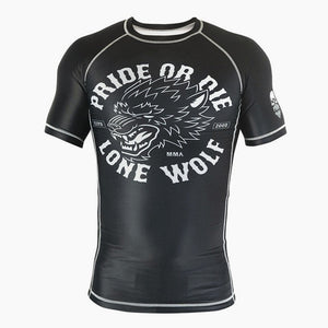 Rashguard Pride or Die Lone Wolf