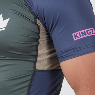 Rashguard maniche corte No-Gi Kingz Draft-Combat Arena