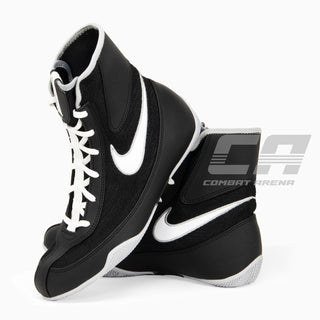 Scarpe da boxe Nike Machomai Nero-Bianco-Combat Arena