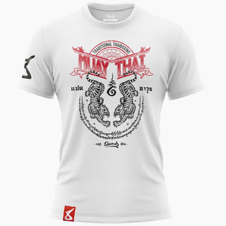 T-shirt 8 Weapons Sak Yant Tigers-Combat Arena